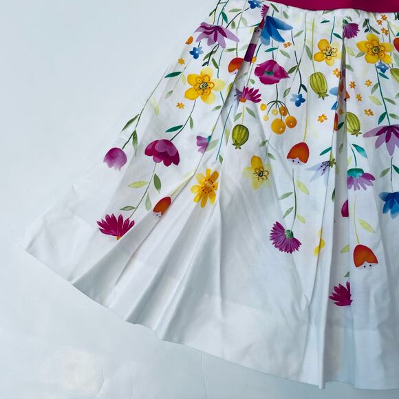 NWT Florence Eiseman Size 4 Floral Border Print Dress - Picture 3 of 5